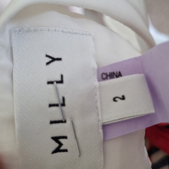 Milly White Structured Sleeveless Dress Size 2 - Picture 5 of 7